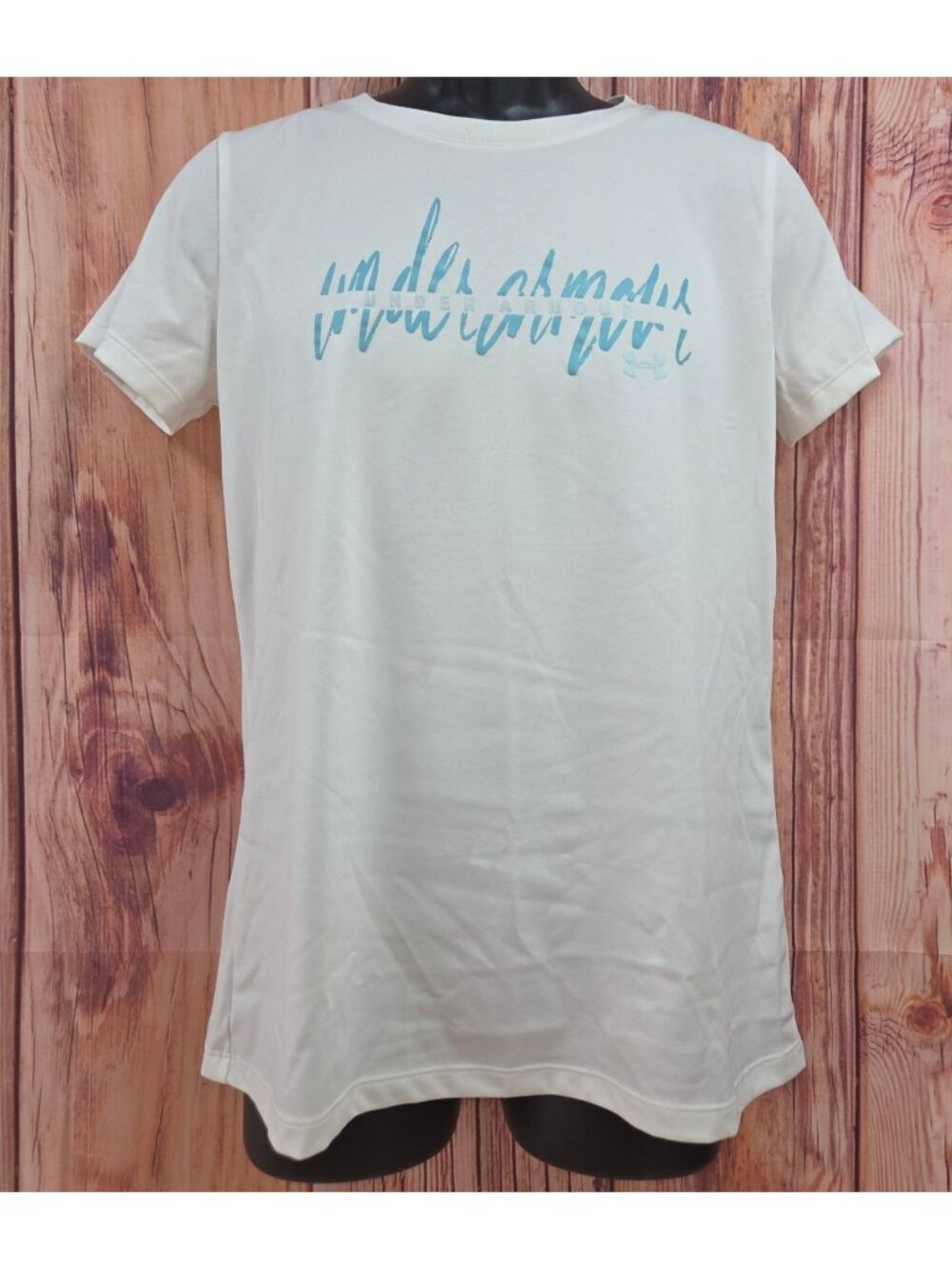 Under Armour Womens HeatGear Loose Fit White T-Shirt Medium